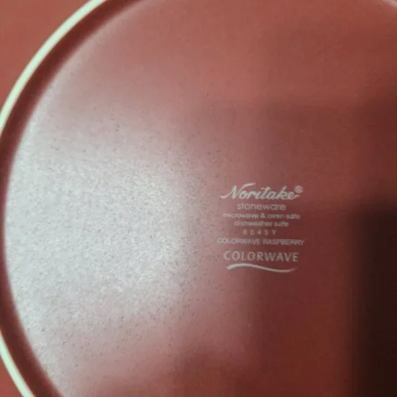 Noritake Colorwave Raspberry 12" Chop Plate (Platter) - Picture 2 of 2